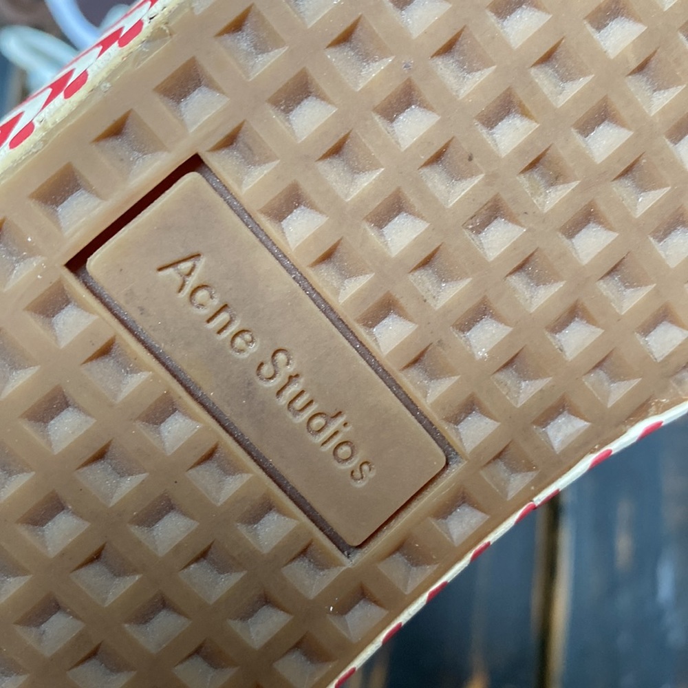 ACNE STUDIOS *RARE* COLOUR BLOCKED HIGH-TOP SNEAKERS - Picture 15 of 17
